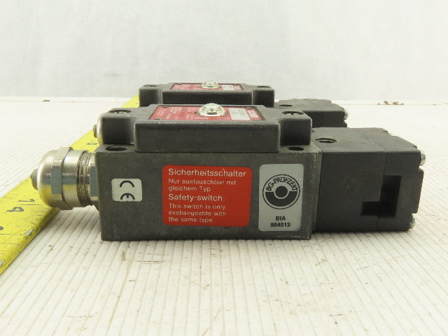Euchner NZ1VZ-528 Interlock Safety Switch 250VAC Lot Of 2