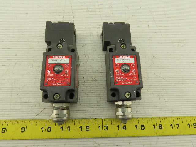 Euchner NZ1VZ-528 Interlock Safety Switch 250VAC Lot Of 2