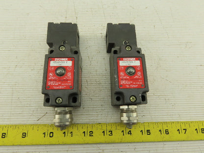 Euchner NZ1VZ-528 Interlock Safety Switch 250VAC Lot Of 2