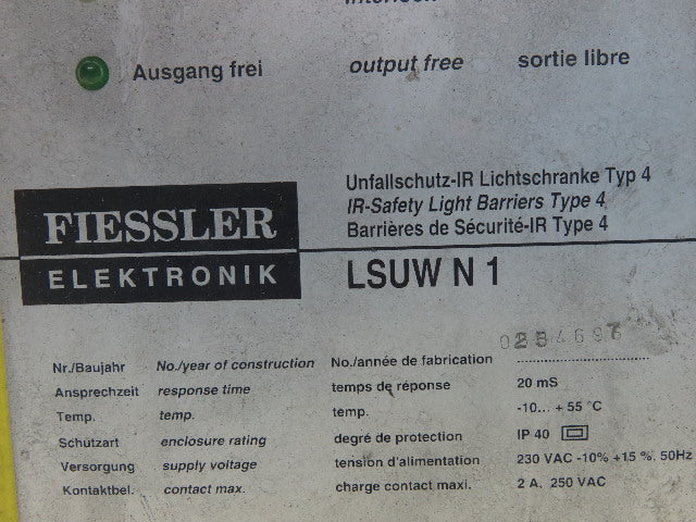 Fiessler Elektronik LSUW N1 230 V AC Light Guard Controller 115/230V