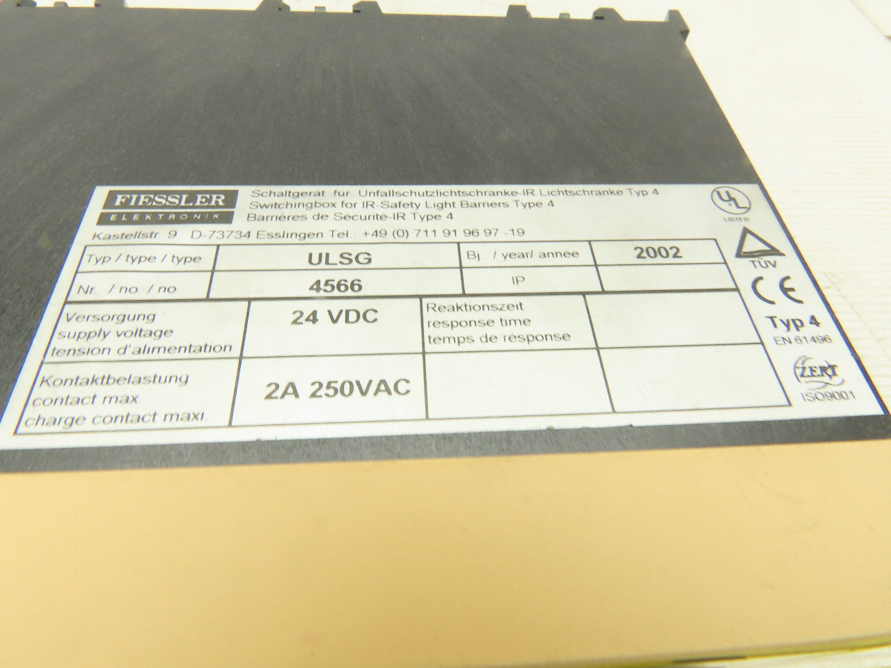 Fiessler Elektronik USLG 4566 Safety Switching Unit