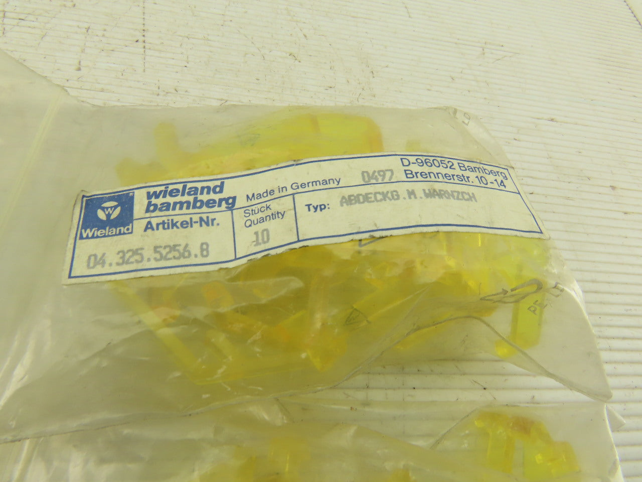 Wieland 04.325.5256 Terminal Block Safety Wire Covers typ WK 6 Lot Of 35