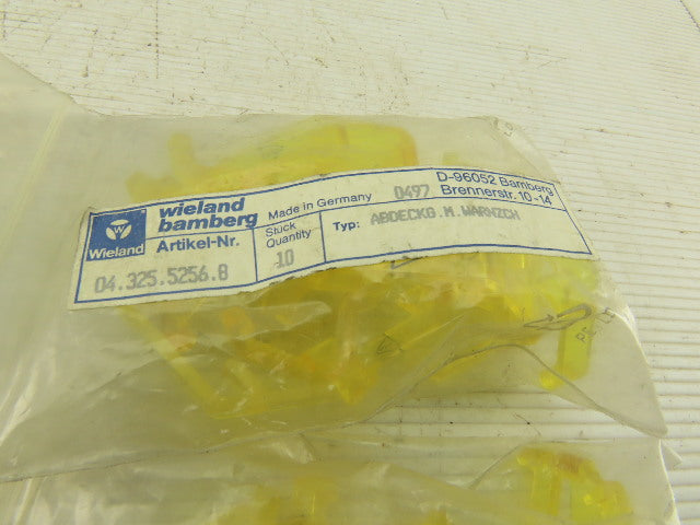 Wieland 04.325.5256 Terminal Block Safety Wire Covers typ WK 6 Lot Of 35