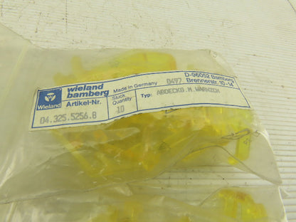 Wieland 04.325.5256 Terminal Block Safety Wire Covers typ WK 6 Lot Of 35