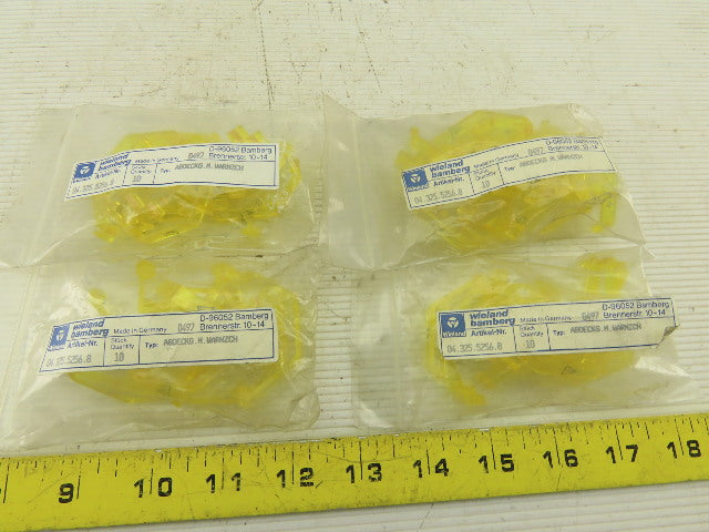 Wieland 04.325.5256 Terminal Block Safety Wire Covers typ WK 6 Lot Of 35