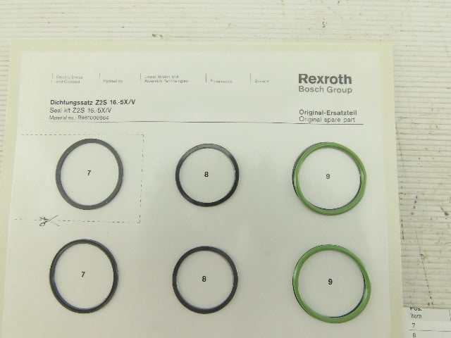 Rexroth R961000664 Z2S 16.-5X/V Seal Kit