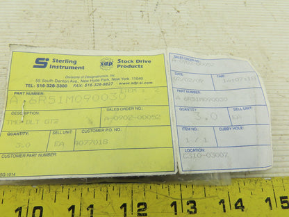 Gates GT2MR90 Timing Belt 90 Teeth GT 2mm 180mm Pitch Length Lot Of 3
