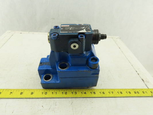 Rexroth R978865640 Accumulator Safety Unloading Valve W/ Adapter Plates