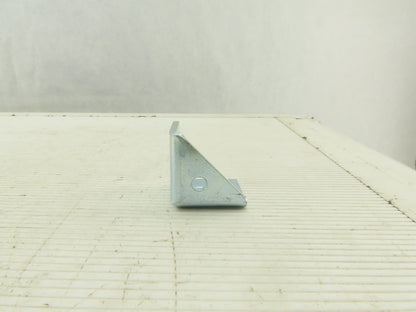 1-1/4" x 1-1/4" Zinc Finish Inside Corner Gusset Bracket Brace Lot Of 10