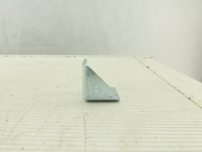 1-1/4" x 1-1/4" Zinc Finish Inside Corner Gusset Bracket Brace Lot Of 10