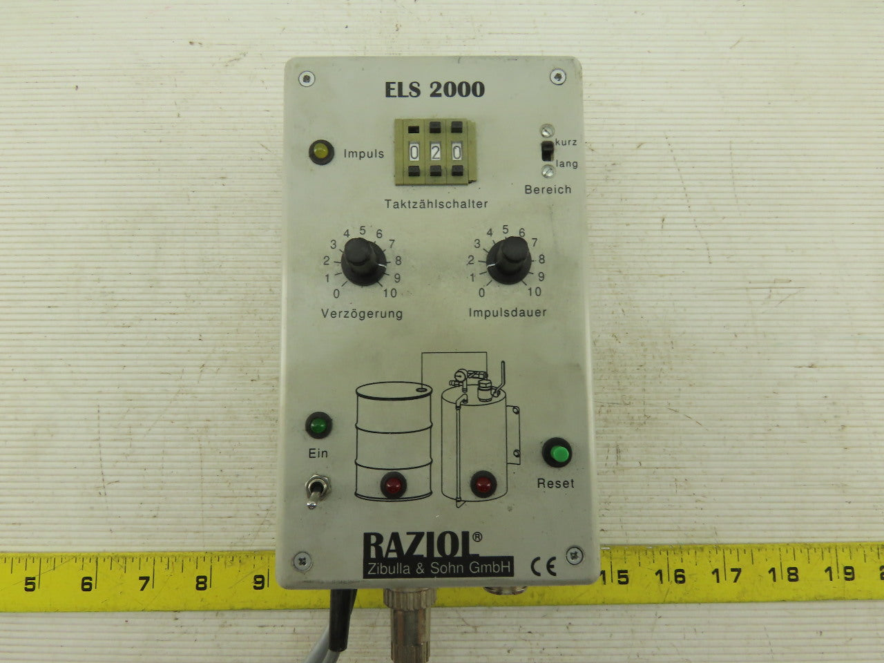 Raziol ELS2000 Controller Unit For Lubricator Spray