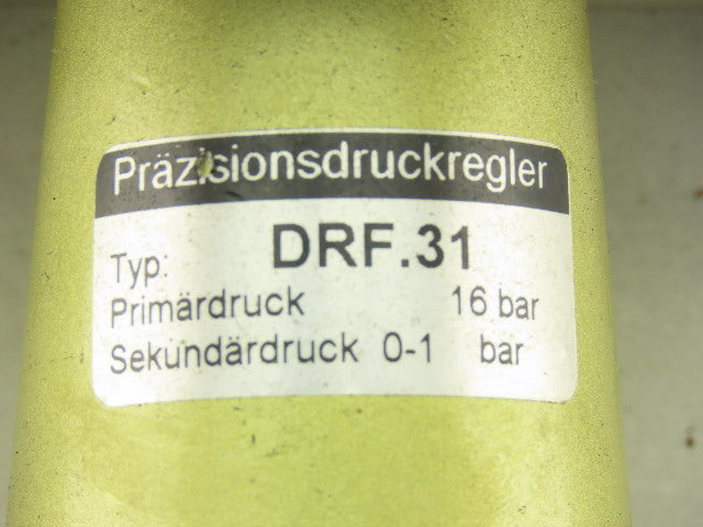 DRF.31 Pneumatic Pressure Precision Regulator 1/4" NPT 16 Bar Max