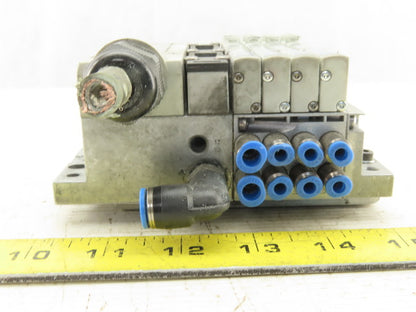 Festo VMPA-KMS2-24-5-PUR Pneumatic Logic With 4 Solenoid Valves