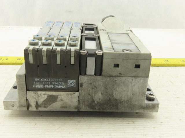 Festo VMPA-KMS2-24-5-PUR Pneumatic Logic With 4 Solenoid Valves