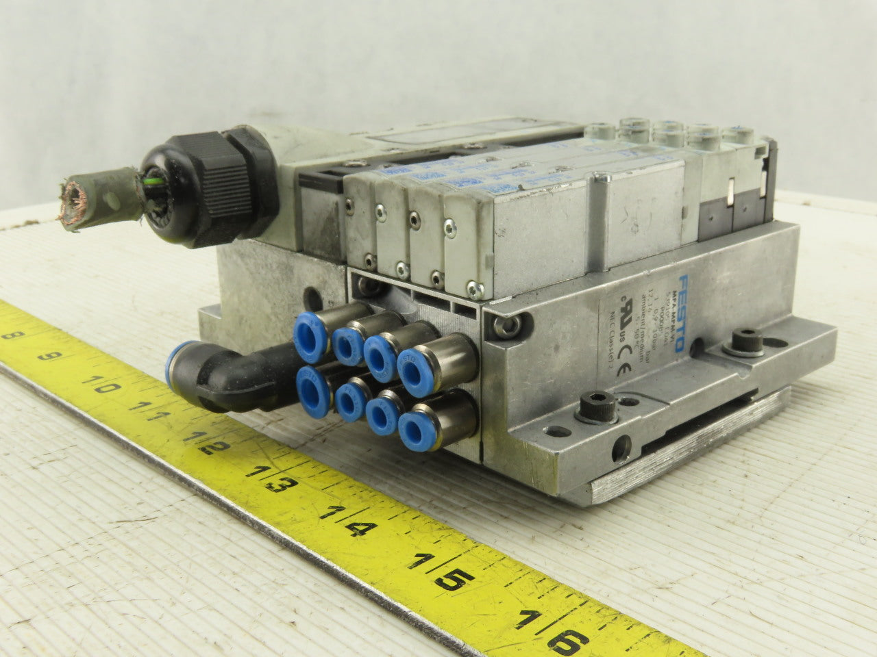Festo VMPA-KMS2-24-5-PUR Pneumatic Logic With 4 Solenoid Valves