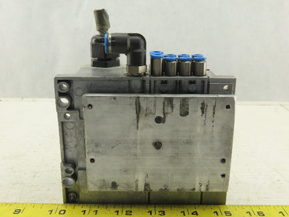 Festo VMPA-KMS2-24-5-PUR Pneumatic Logic With 4 Solenoid Valves