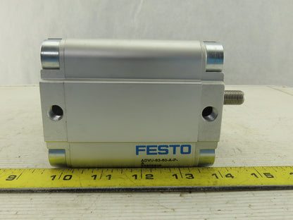 Festo ADVU-63-60-A-P-A Compact Pneumatic Air Cylinder 63mm Bore 60mm Stroke