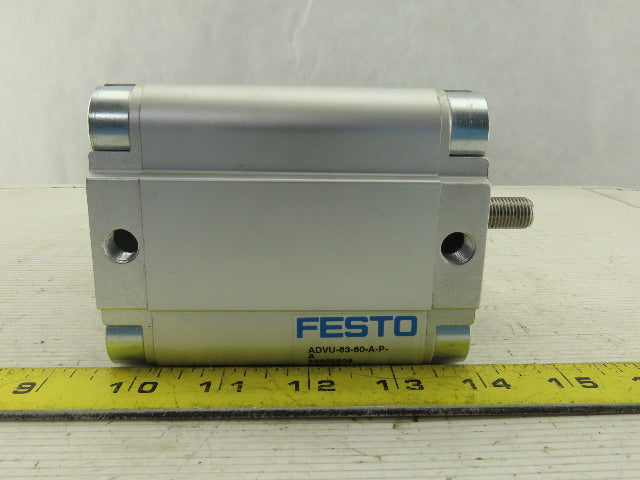 Festo ADVU-63-60-A-P-A Compact Pneumatic Air Cylinder 63mm Bore 60mm Stroke