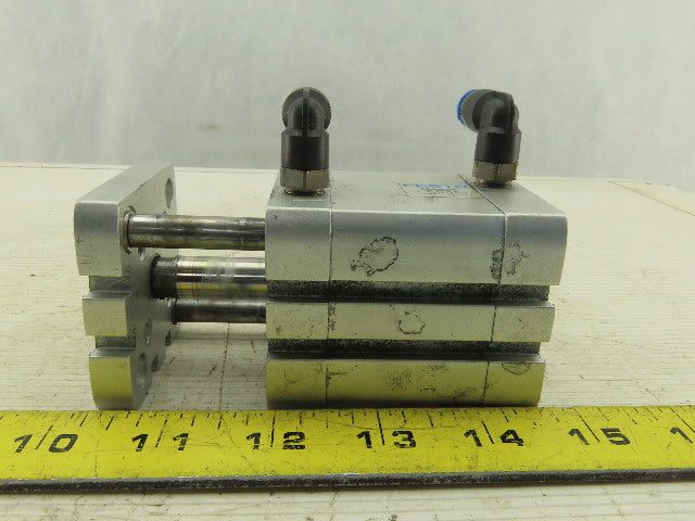 Festo ADNGF-40-25-PPS-A Compact Pneumatic Guide Cylinder 40mm Bore 25mm Stroke