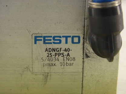 Festo ADNGF-40-25-PPS-A Compact Pneumatic Guide Cylinder 40mm Bore 25mm Stroke