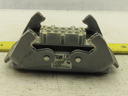Thomas & Betts PB110E Lever Lock Electrical Base Connector 10 Pin Insert