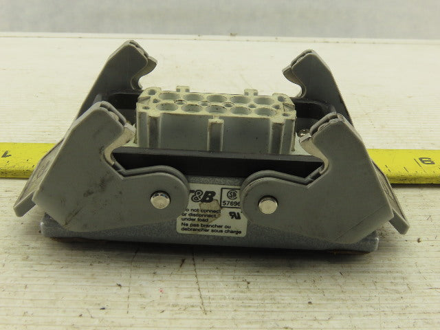 Thomas & Betts PB110E Lever Lock Electrical Base Connector 10 Pin Insert
