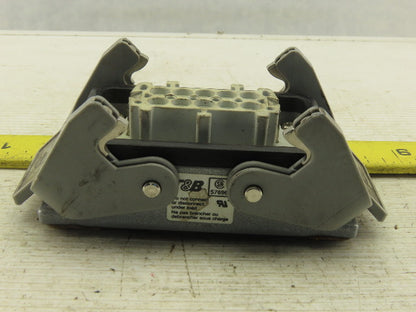 Thomas & Betts PB110E Lever Lock Electrical Base Connector 10 Pin Insert