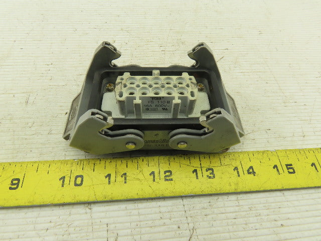 Thomas & Betts PB110E Lever Lock Electrical Base Connector 10 Pin Insert