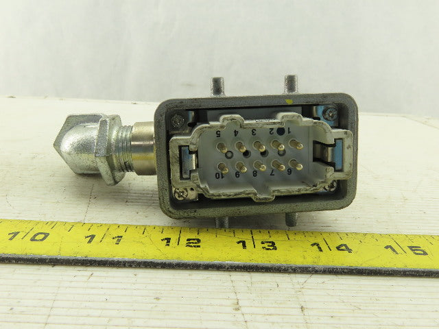 Thomas & Betts SH010MV Lever Lock Electrical Connector 10 Male Pin Insert