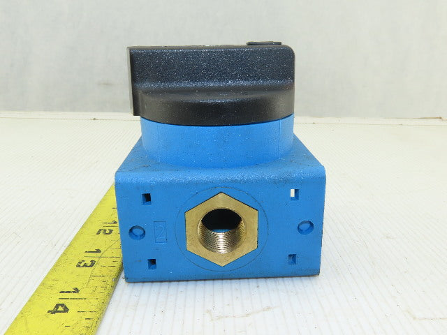 Festo HE-3/8-S-B 3/8" NPT Pneumatic Valve Switch 2 Way