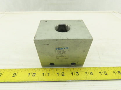 Festo SE-3/4 3/4" NPT Quick Exhaust Valve 0.5-10 Bar 7.3-145 PSI