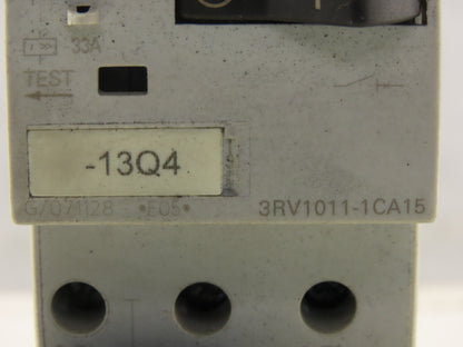 Siemens 3RV1011-1CA15  Pole Breaker 1.8-2.5A W/3RT1015-13341 Contactor