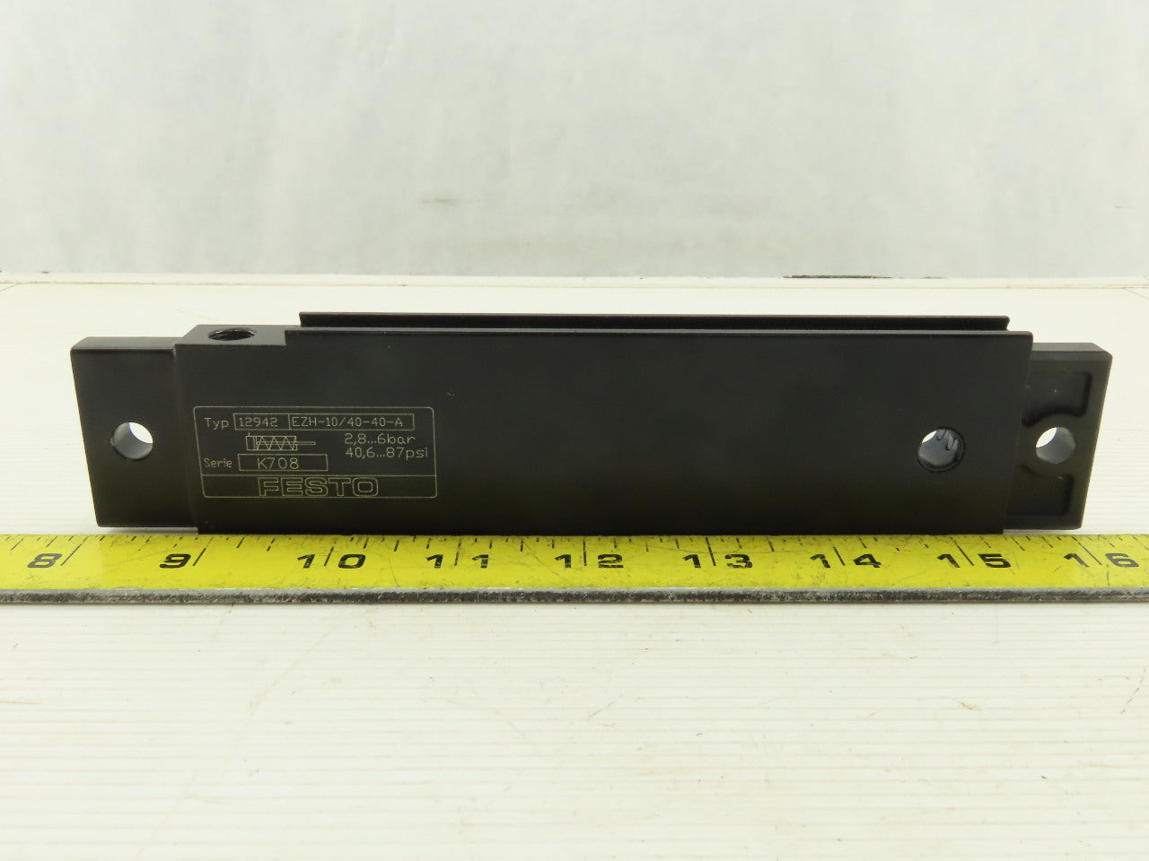 Festo EZH-10/40-40-A 40mm Stroke Single Acting Spring Return Flat Air Cylinder