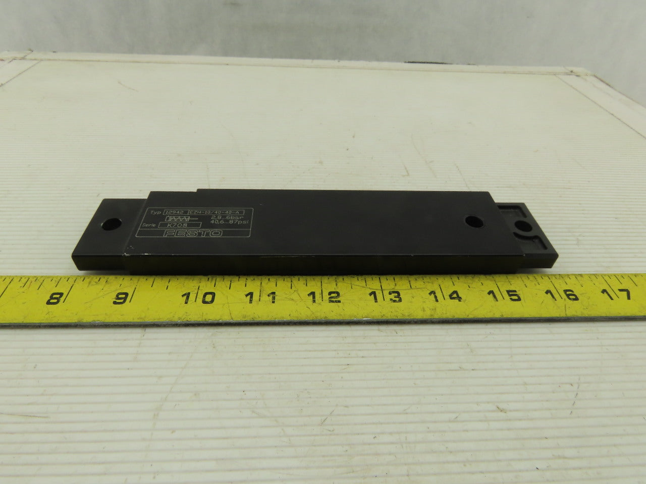 Festo EZH-10/40-40-A 40mm Stroke Single Acting Spring Return Flat Air Cylinder