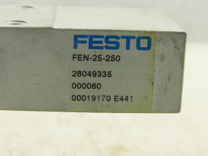 Festo FEN-25-250 ISO Cylinder Guide Unit 25mm Bore