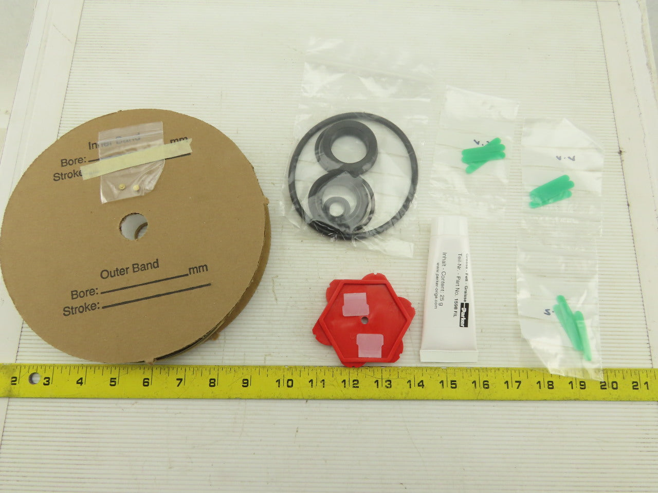 Parker Oringa SP125-B-SX650MM 5811FIL Linear Actuator Rebuild Kit