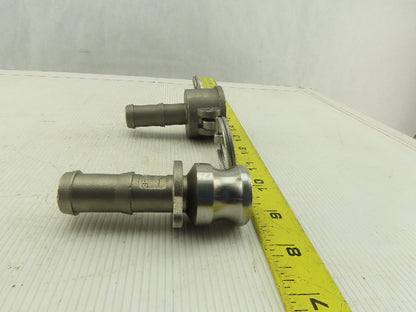 PT Coupling 3/4-E 3/4-C 3/4" Male Barbed Cam Lever Lock Quick Connect Fittings