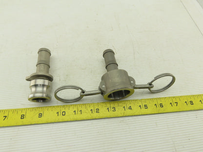 PT Coupling 3/4-E 3/4-C 3/4" Male Barbed Cam Lever Lock Quick Connect Fittings