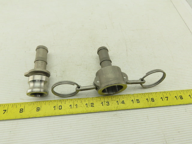 PT Coupling 3/4-E 3/4-C 3/4" Male Barbed Cam Lever Lock Quick Connect Fittings