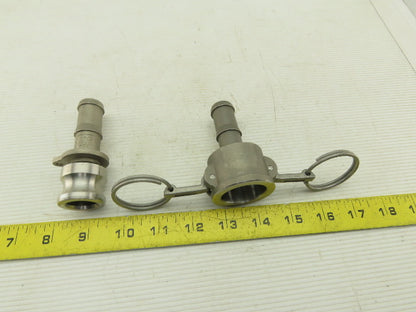 PT Coupling 3/4-E 3/4-C 3/4" Male Barbed Cam Lever Lock Quick Connect Fittings