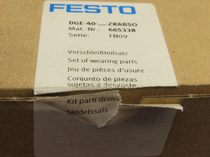Festo DGE-40-ZRABSO Toothed Belt Axis Linear Actuator Rebuild Kit