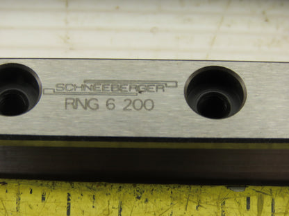 Schneeberger RNG 6 200 200mm Long Linear Guide 0.5 x 45° Rail Chamfer Lot Of 4