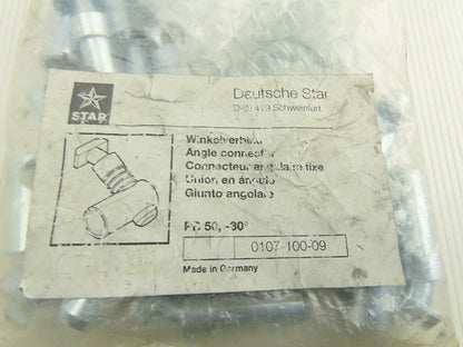 Deutsche Star 0107-100-09 80/20 Style Angle Connectors Anchor PB50-30°