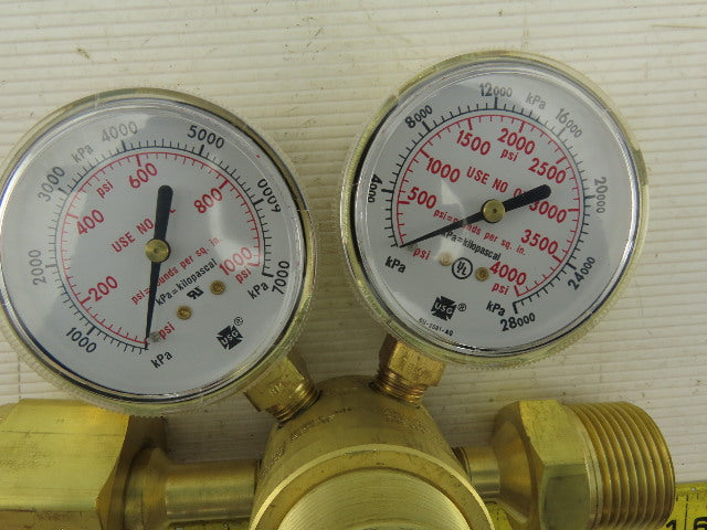 Victor SR4MF Air Oxygen Inert Gas Pressure Welding Regulator 3000 PSIG