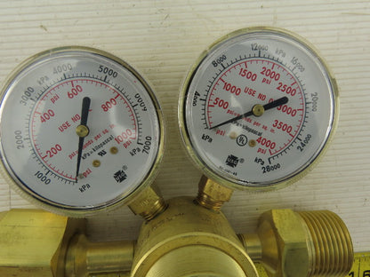 Victor SR4MF Air Oxygen Inert Gas Pressure Welding Regulator 3000 PSIG