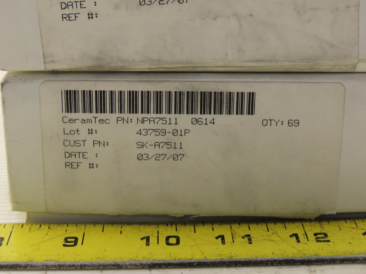 CeramTec NPA7511 0614 2" OD x 1-11/32" ID Ceramic Sealing Ring Lot Of 200+