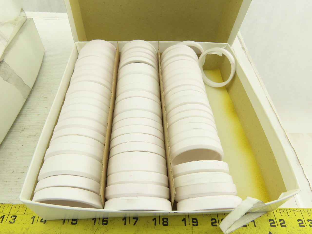 CeramTec NPA7511 0614 2" OD x 1-11/32" ID Ceramic Sealing Ring Lot Of 200+