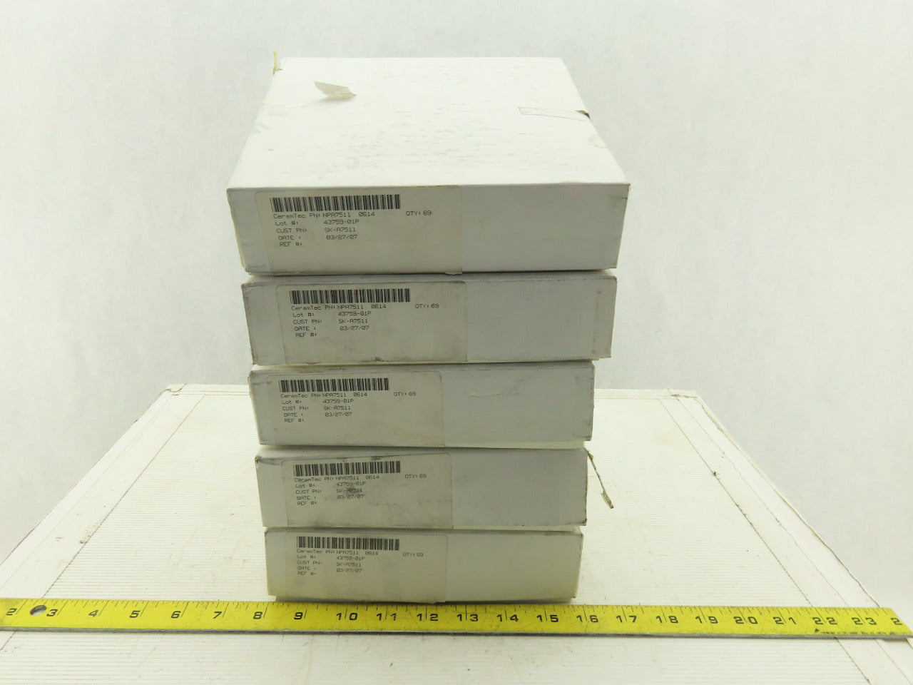 CeramTec NPA7511 0614 2" OD x 1-11/32" ID Ceramic Sealing Ring Lot Of 200+