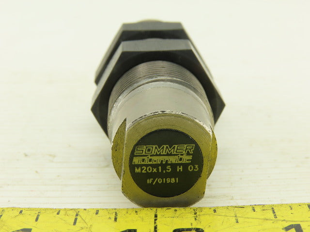 Sommer Automatic M20x1.5 H03 Pneumatic Shock Absorber Cylinder 20mm 12mm Stroke