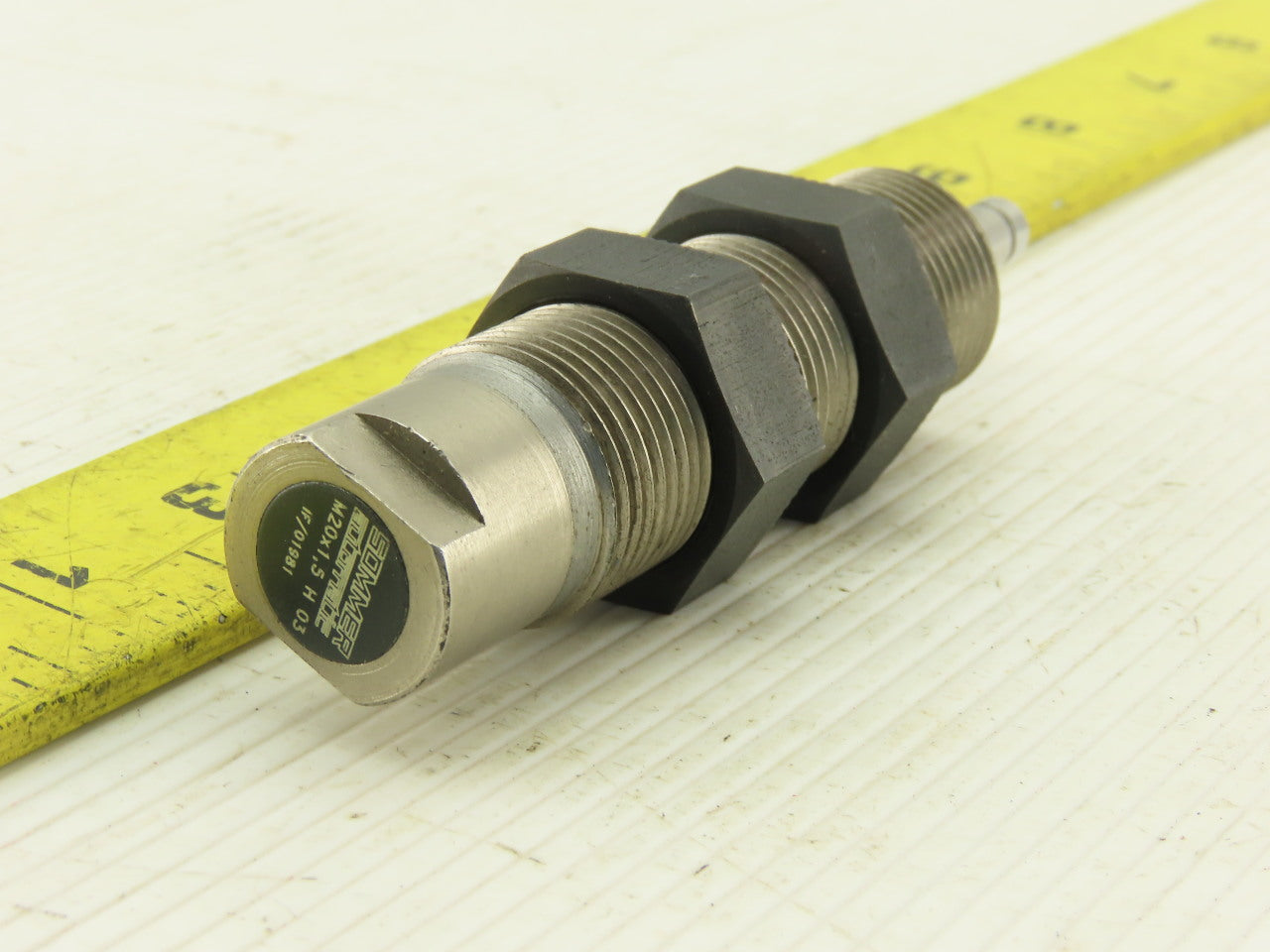 Sommer Automatic M20x1.5 H03 Pneumatic Shock Absorber Cylinder 20mm 12mm Stroke